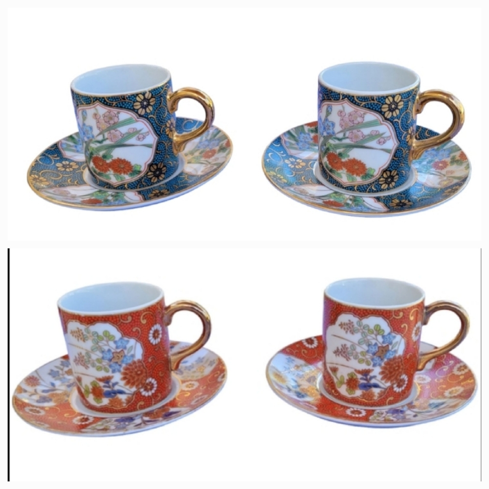 Vtg OMC Japan Demitasse & Saucer